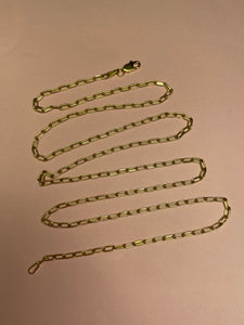 24” Chunky Baby Paperclip Chain