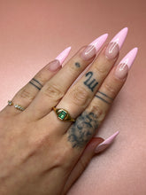 Load image into Gallery viewer, Emerald Chubby Round Signet
