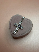 Load image into Gallery viewer, Chunky Amethyst Cross Pendant
