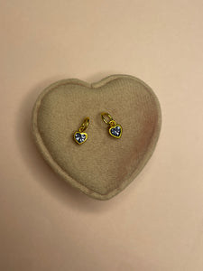 Chubby Heart Bezel Tanzanite Mini Pendants!