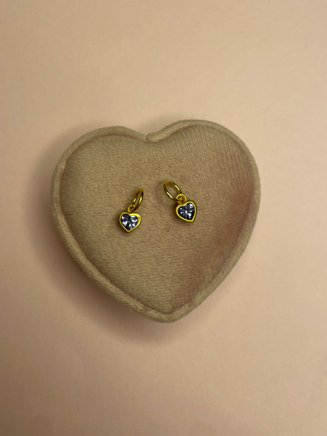 Chubby Heart Bezel Tanzanite Mini Pendants!