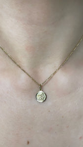 Angel Cherub Coin Pendant