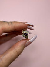 Load image into Gallery viewer, Amethyst &amp; Diamond Bezel Ring
