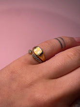 Load image into Gallery viewer, Baby Square Pinky Signet Ring
