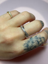 Load image into Gallery viewer, Diamond Wrap Knife Edge Band
