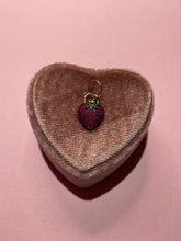 Load image into Gallery viewer, Ruby &amp; Tsavorite Strawberry Pendant

