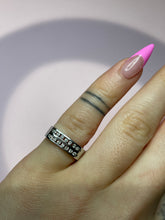 Load image into Gallery viewer, WG Double Row Diamond Band
