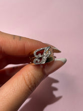 Load image into Gallery viewer, Chunky Vintage Diamond J Ring
