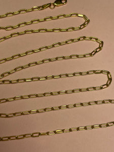 24” Chunky Baby Paperclip Chain