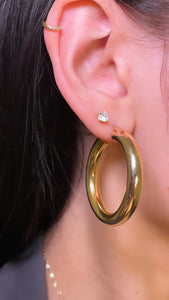 Chubby Medium Hoops