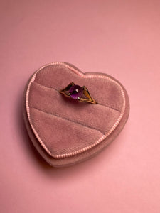 Amethyst Cabochon Moody Ring