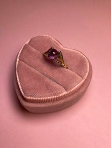 Amethyst Cabochon Moody Ring