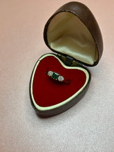 Load image into Gallery viewer, Emerald &amp; Old Mine Cut Diamond Ring
