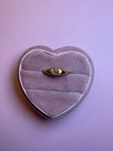 Load image into Gallery viewer, Pink Diamond Heart Knife Edge Pinky Ring
