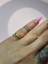 Load image into Gallery viewer, Diamond Baby Signet Pinky Ring
