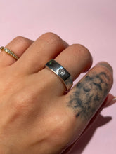 Load image into Gallery viewer, Solitaire Diamond WG Rectangle Signet Ring
