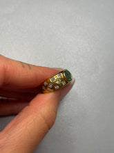 Load image into Gallery viewer, Chubby Emerald Princess Cut Diamond Ring
