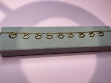 Load image into Gallery viewer, Dangle Heart Station Bracelet
