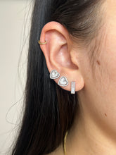 Load image into Gallery viewer, Crystal Baguette Studs
