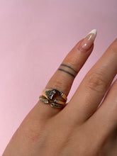 Load image into Gallery viewer, Diamond Initial C Ring
