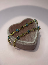 Load image into Gallery viewer, Evil Eye Smooth Ball Station Bracelet

