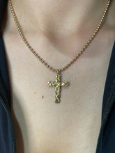 Load image into Gallery viewer, Nugget Cross Pendant
