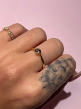 Load image into Gallery viewer, Purple Spinel Bezel Stacker Band
