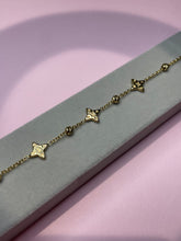 Load image into Gallery viewer, Flower Monogram Station Bracelet
