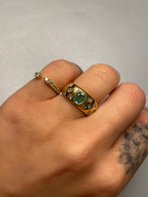 Load image into Gallery viewer, Chubby Emerald Princess Cut Diamond Ring
