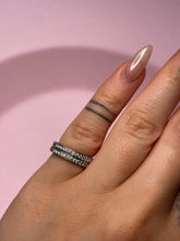 Load image into Gallery viewer, Matching White Gold Diamond Pinky Rings
