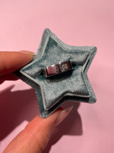 Load image into Gallery viewer, Solitaire Diamond WG Rectangle Signet Ring
