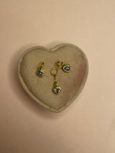 Load image into Gallery viewer, Chubby Heart Bezel Tanzanite Mini Pendants!
