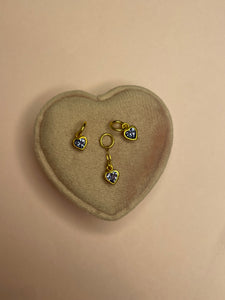 Chubby Heart Bezel Tanzanite Mini Pendants!