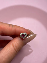 Load image into Gallery viewer, Ruby &amp; Diamond Heart Ring
