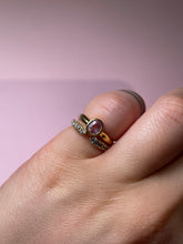 Load image into Gallery viewer, Milky Pink Round Spinel Baby Bezel Band
