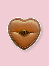 Load image into Gallery viewer, Garnet Chubby Teardrop Ring
