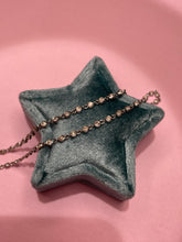 Load image into Gallery viewer, White Gold Diamond Bezel Chain
