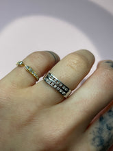 Load image into Gallery viewer, WG Double Row Diamond Band
