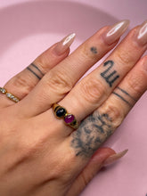 Load image into Gallery viewer, Cabochon Gemstone Toi Et Moi Ring
