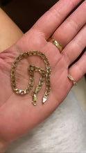 Load image into Gallery viewer, 10K 4.5mm 2 Tone Curb Bracelet
