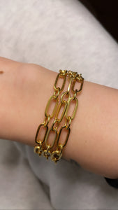 Paperclip Rolo Bracelet