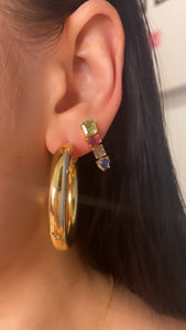 Tetris Gemstone Drop Studs