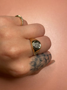 Diamond Signet Ring