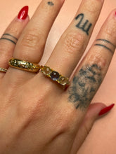 Load image into Gallery viewer, Balance for Moonstone &amp; Blue Sapphire Trio Ring
