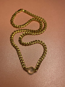 Moonstone Curb Chain