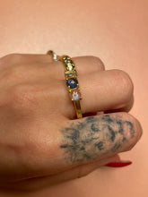 Load image into Gallery viewer, Balance for Moonstone &amp; Blue Sapphire Trio Ring
