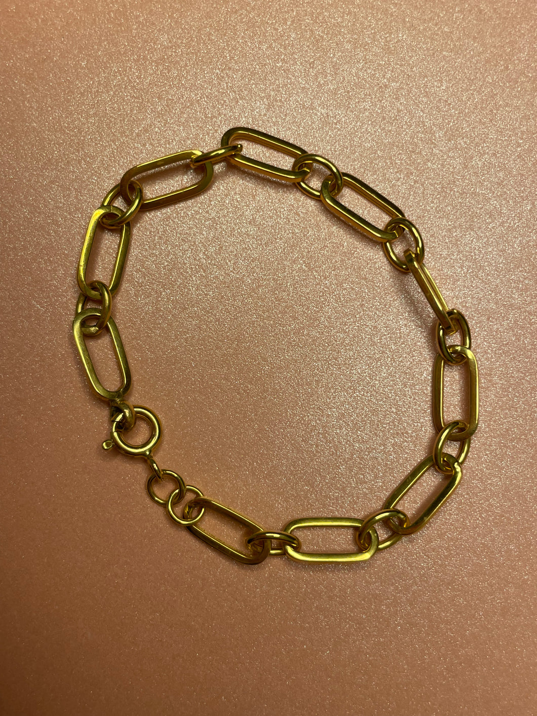 Paperclip Rolo Bracelet