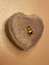 Load image into Gallery viewer, Chubby Garnet Heart Mini Pendant
