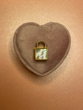 Load image into Gallery viewer, Mother of Pearl Lock Pendant
