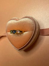 Load image into Gallery viewer, Balance for Moonstone &amp; Blue Sapphire Trio Ring
